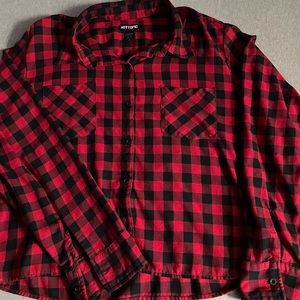 Red & black flannel. Hot topic